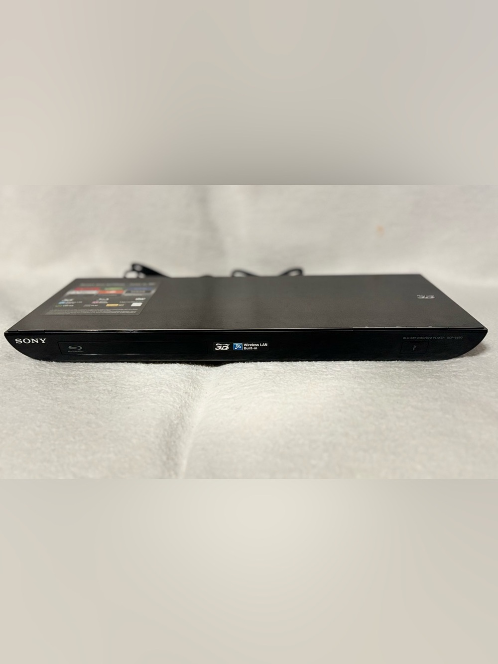 Sony Black Blu-ray Player with Wi‑Fi and 3D Support